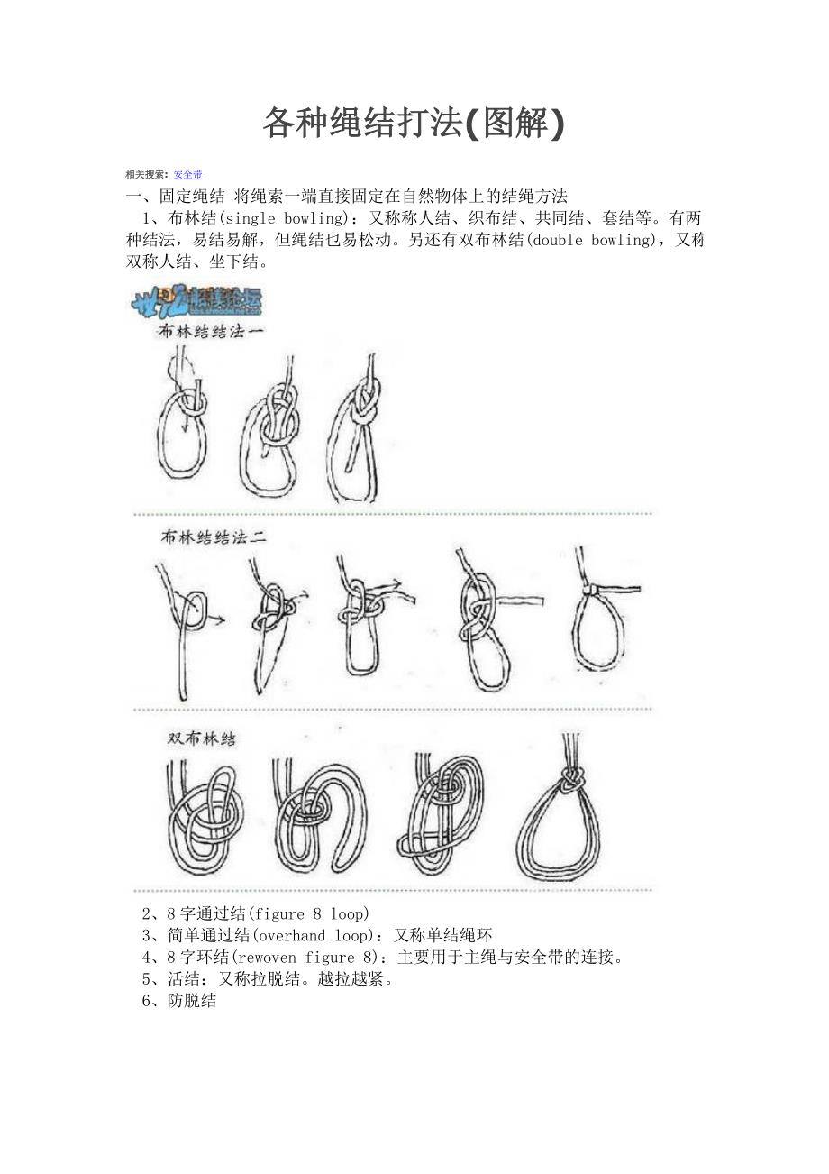 最新繩結(jié)打法，掌握一根繩子，開(kāi)啟自信與成就之旅